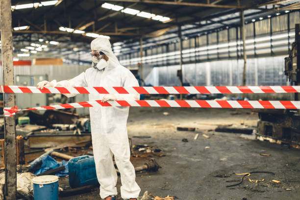 Professional Infectious Disease Decontamination technician working in Kingsbury, TX